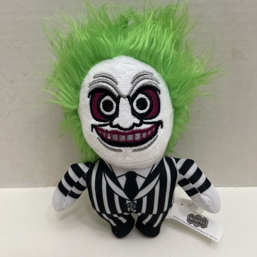 Warner Bros. 8" Beetlejuice Halloween Plush Stuffed Animal Doll Movie Character